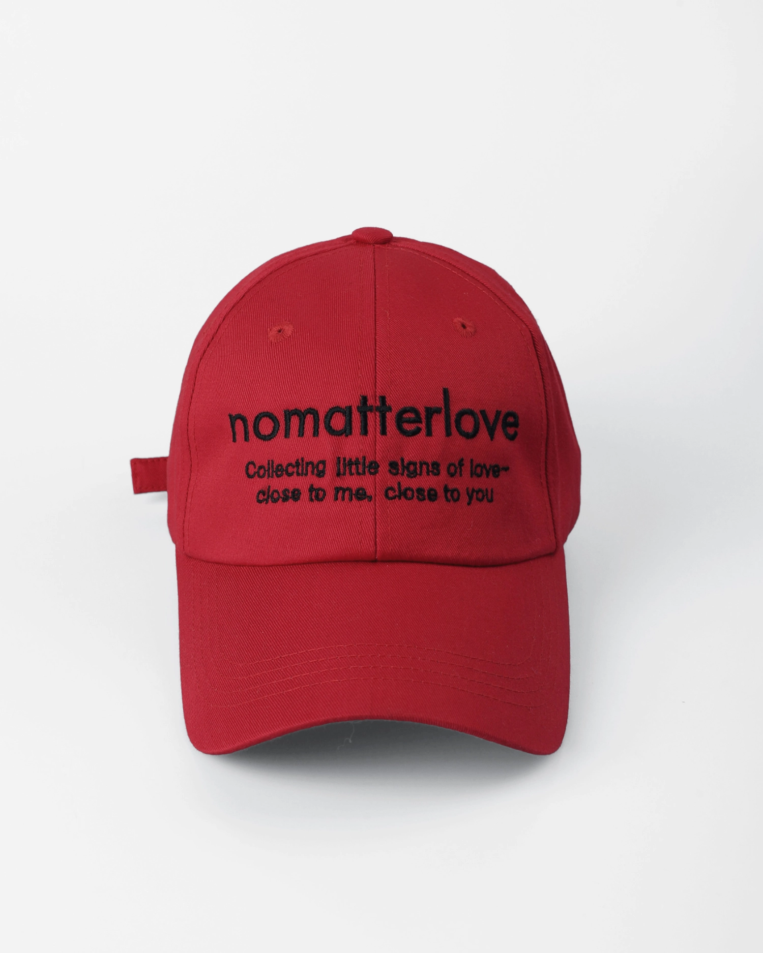 nomatterlove Lettering Ball Cap