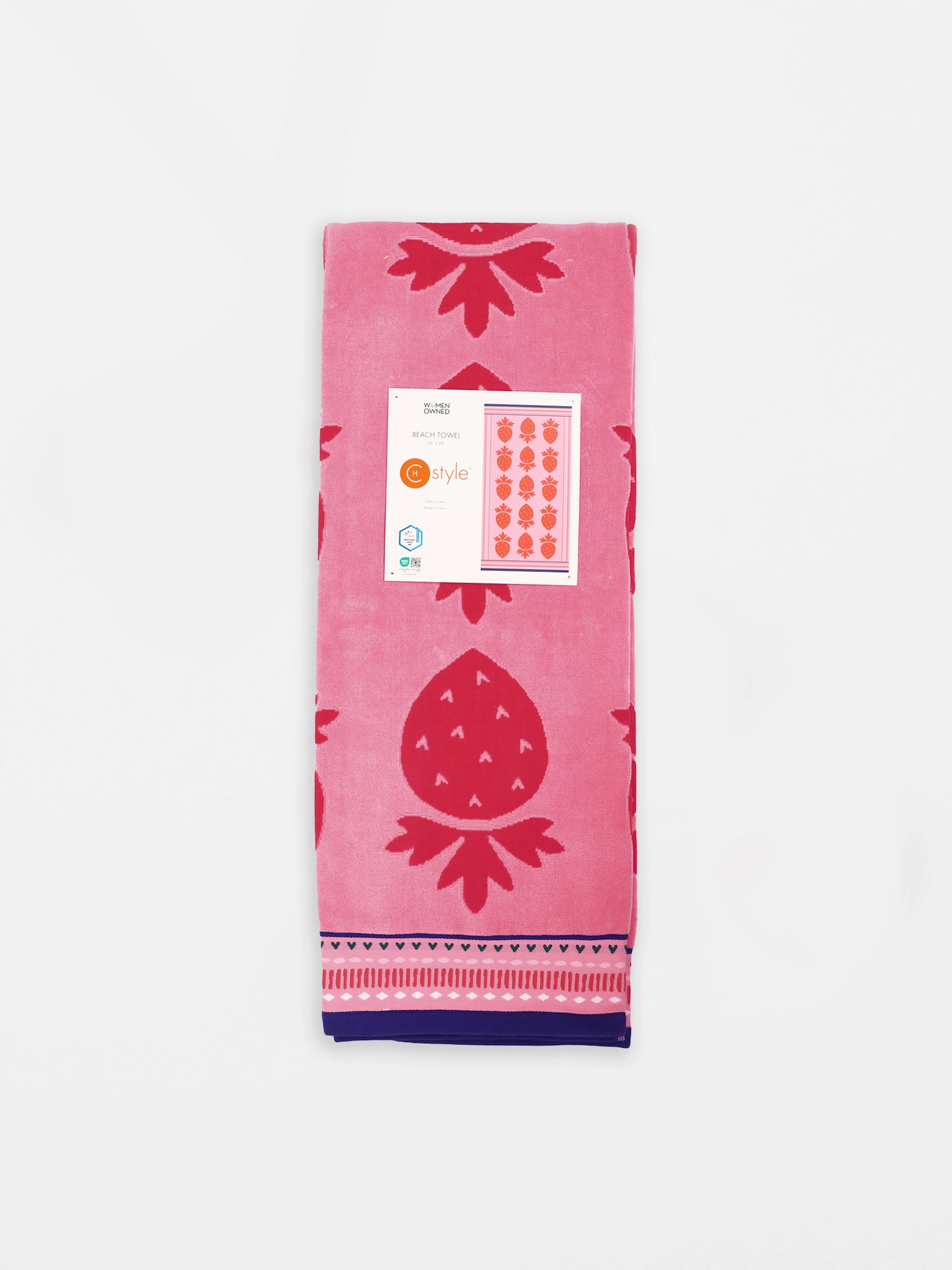 Strawberry Beach Towel
