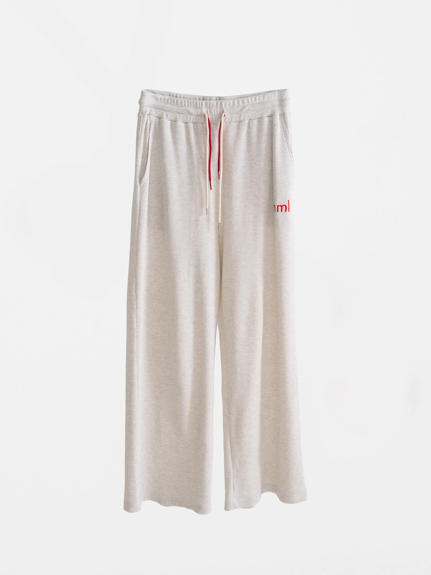 Classic Straight Waffle Sweatpants (2colors)