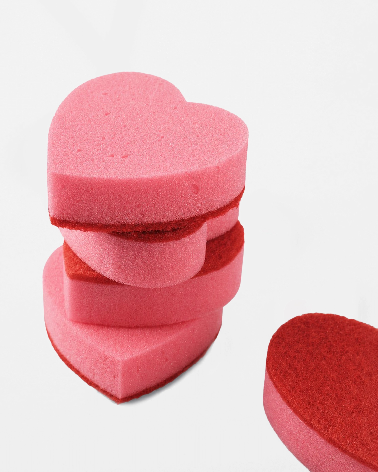 Soft Heart Sponge (5pcs)