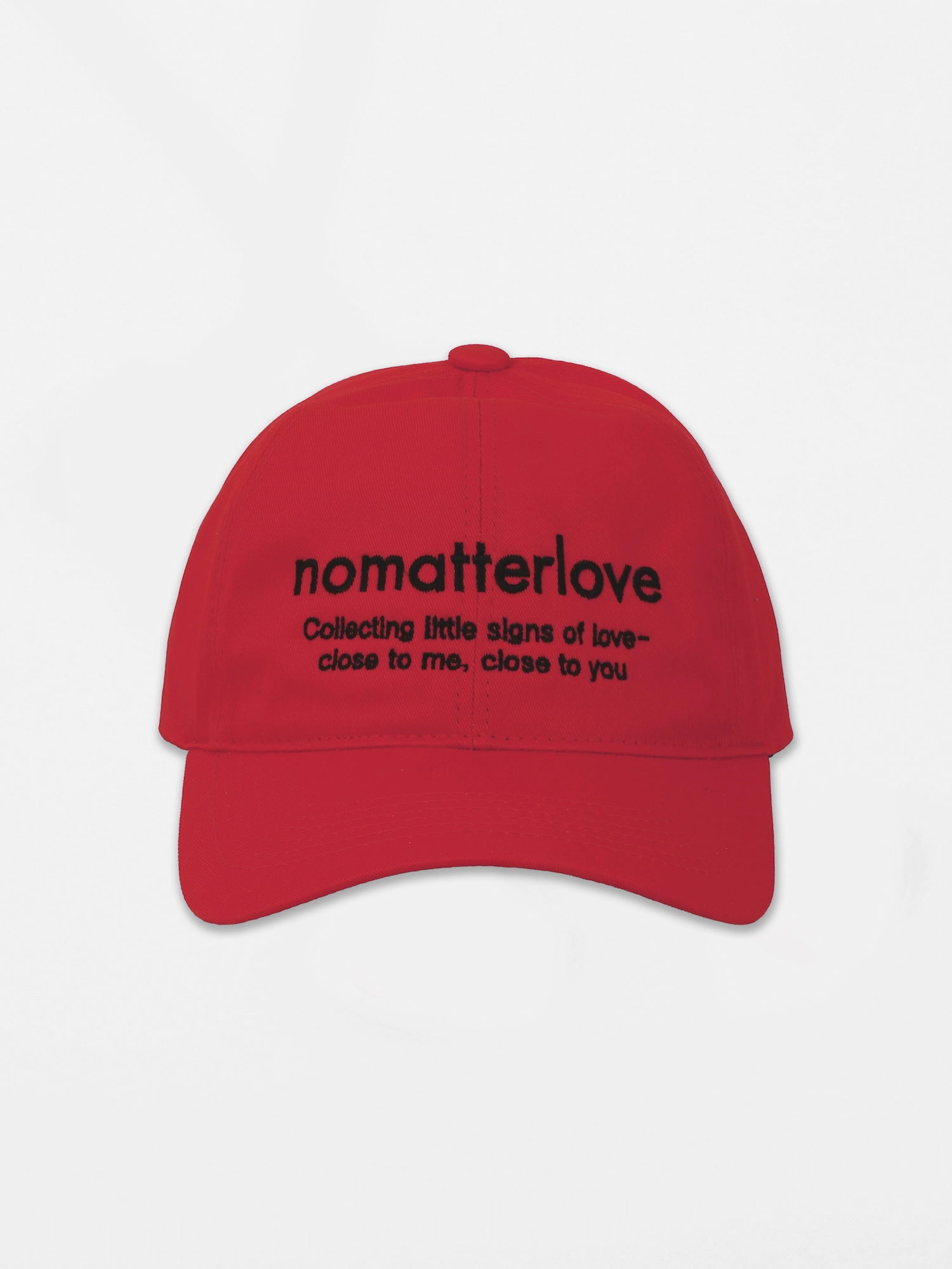 nomatterlove Lettering Ball Cap